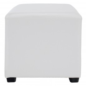 Puff, fehér textilbőr, NIKI NEW Puff, fehér textilbőr, NIKI NEW