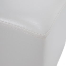 Puff, fehér textilbőr, NIKI NEW Puff, fehér textilbőr, NIKI NEW