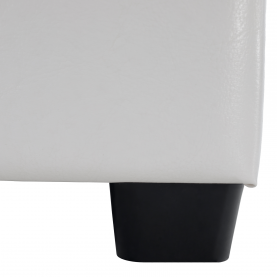 Puff, fehér textilbőr, NIKI NEW Puff, fehér textilbőr, NIKI NEW