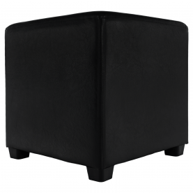 Puff, fekete textilbőr, NIKI NEW Puff, fekete textilbőr, NIKI NEW