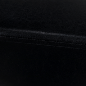 Puff, fekete textilbőr, NIKI NEW Puff, fekete textilbőr, NIKI NEW