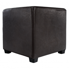 Puff, sötétbarna textilbőr, NIKI NEW Puff, sötétbarna textilbőr, NIKI NEW