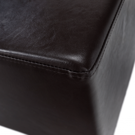 Puff, sötétbarna textilbőr, NIKI NEW Puff, sötétbarna textilbőr, NIKI NEW
