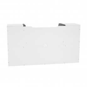 Gyerekkönyvtár ülőhellyel, fehér/szürke, FERIA Gyerekkönyvtár ülőhellyel, fehér/szürke, FERIA