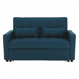 Kinyitható kanapé, türkiz, FRENKA BIG BED NEW