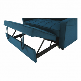 Kinyitható kanapé, türkiz, FRENKA BIG BED NEW