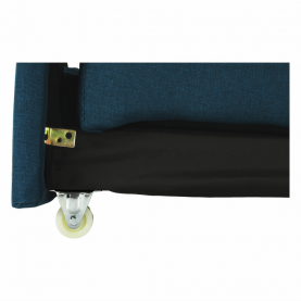 Kinyitható kanapé, türkiz, FRENKA BIG BED NEW