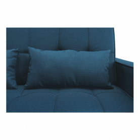 Kinyitható kanapé, türkiz, FRENKA BIG BED NEW