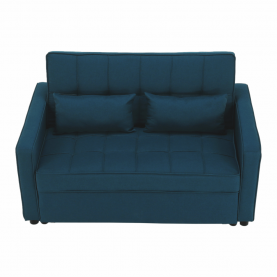 Kinyitható kanapé, türkiz, FRENKA BIG BED NEW