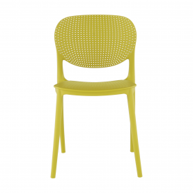Rakásolható szék, sárga, FEDRA NEW