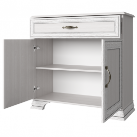 Komód 2d1s fiókkal, DTD laminált, woodline bézs, TIFFY 07