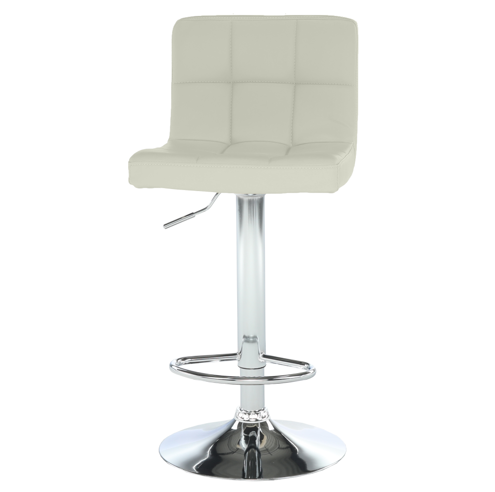 Bárszék, bézs műbőr/króm, KANDY NEW Bárszék, bézs műbőr/króm, KANDY NEW