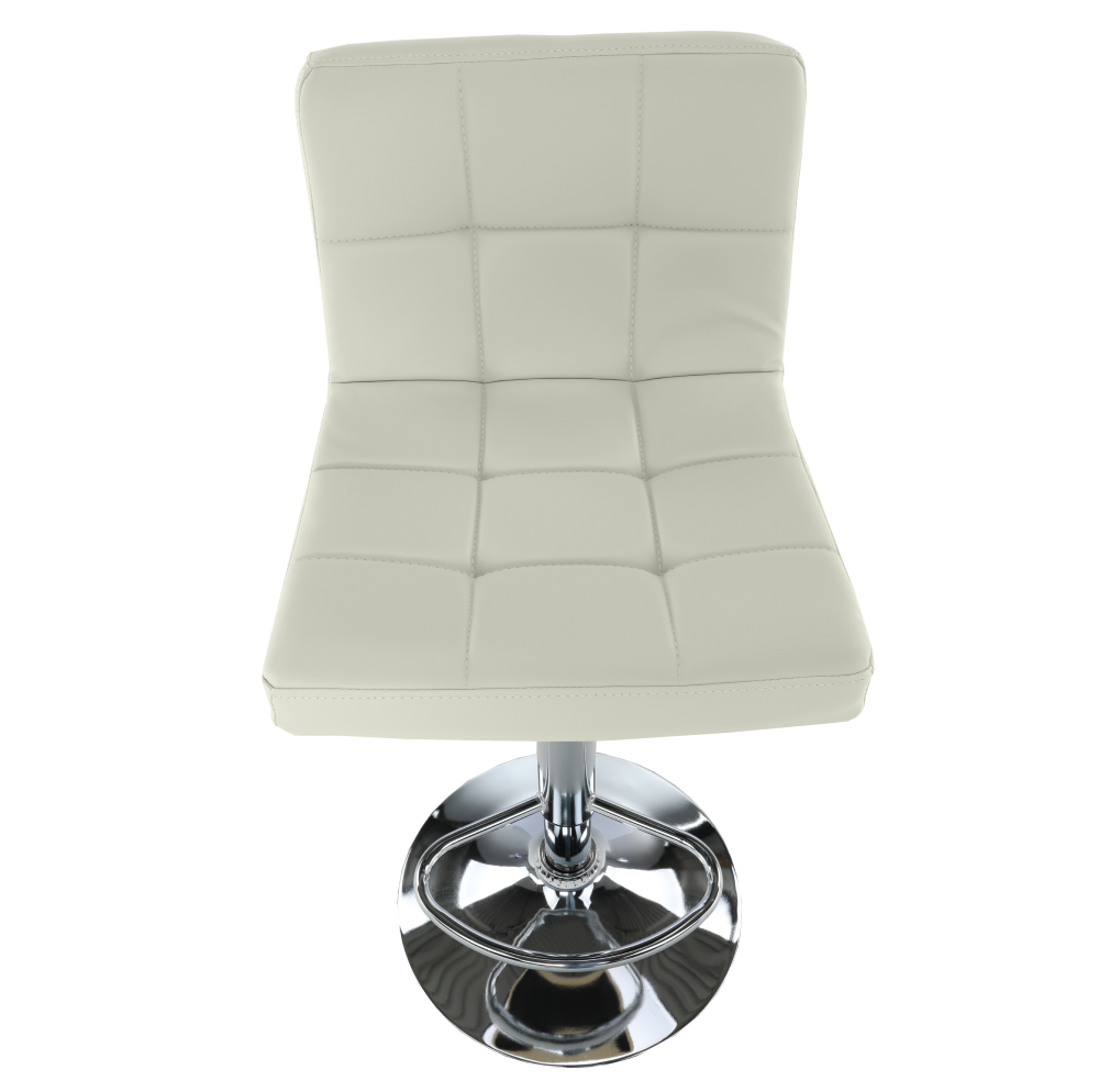 Bárszék, bézs műbőr/króm, KANDY NEW Bárszék, bézs műbőr/króm, KANDY NEW