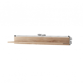 Polc, tölgy jaskson hickory/grafit, BERGEN BP104