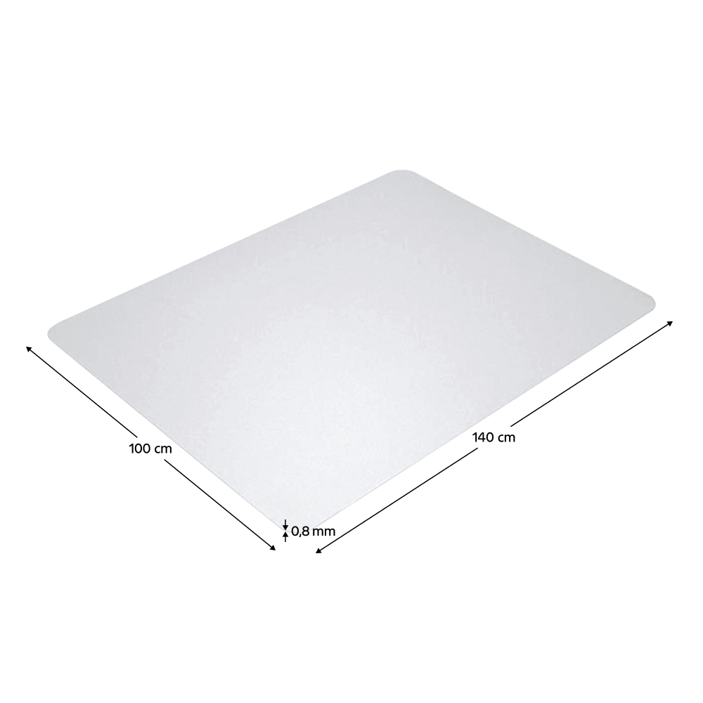 Védőalátét a szék alá, átlátszó, 140x100 cm, 0, 8 mm, ELLIE NEW TYP 4 Védőalátét a szék alá, átlátszó, 140x100 cm, 0, 8 mm, ELLIE NEW TYP 4