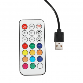 Irodai/gamer szék RGB háttérvilágítással, fekete/fehér/színes minta, ZOPA
