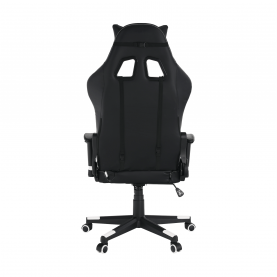 Irodai/gamer szék RGB háttérvilágítással, fekete/fehér/színes minta, ZOPA