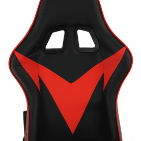 Irodai/gamer szék Bluetooth hangszórókkal, fekete/piros, CARPI