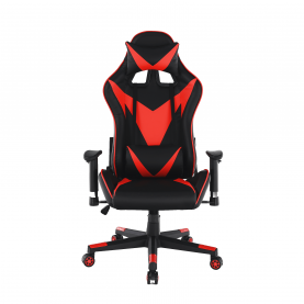 Irodai/gamer szék Bluetooth hangszórókkal, fekete/piros, CARPI