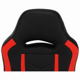 Irodai/gamer szék, fekete/piros, AGENA