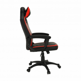 Irodai/gamer szék, fekete/piros, AGENA