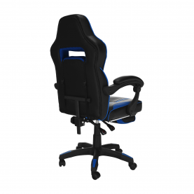 Irodai/gamer szék, kék/fekete, GUNNER