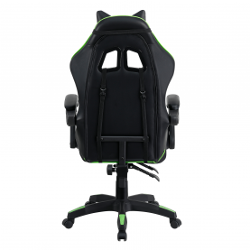 Irodai/gamer szék, zöld/fekete, JAMAR