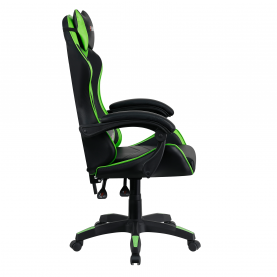 Irodai/gamer szék, zöld/fekete, JAMAR