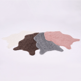 Műszőrme, szürke-barna-taupe/ezüst, 60x90, FOX TYP 4