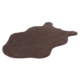 Műszőrme, szürke-barna-taupe/ezüst, 60x90, FOX TYP 4
