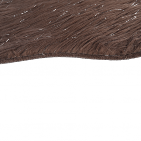 Műszőrme, szürke-barna-taupe/ezüst, 60x90, FOX TYP 4
