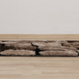 Szőnyeg, barna/fekete, 200x300 , PEBBLE TYP 2