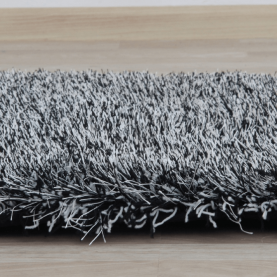 Szőnyeg, fehér-fekete, 200x300, VILAN