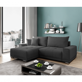 Univerzális ülőgarnitúra, sötétszürke, KEVAN Univerzális ülőgarnitúra, sötétszürke, KEVAN