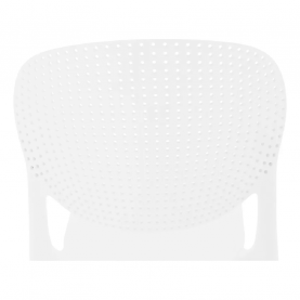 Rakásolható szék, fehér, FEDRA NEW Rakásolható szék, fehér, FEDRA NEW