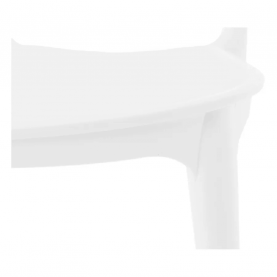 Rakásolható szék, fehér, FEDRA NEW Rakásolható szék, fehér, FEDRA NEW