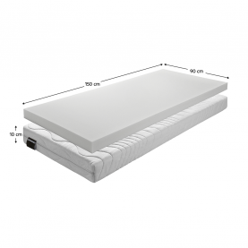 Matrac, hab, 150x90, BE ELISSE