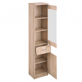 Vitrin 1D1W1S, sonoma tölgy, TOPTY TYP 32