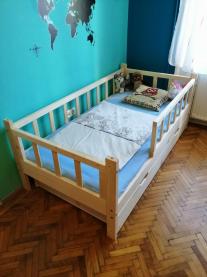 Leesésgátlós gyerekágy Házikó ággyá bővíthető