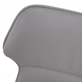 Étkezőszék, világosszürke/sötétszürke/fekete, TABITA