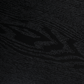 Étkezőasztal, fekete, átmérő 120 cm, MAHIR TYP 2