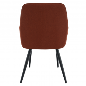 Design fotel, barna/fekete, OSKOR