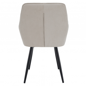 Design fotel, bézs/fekete, MARKEN