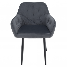Design fotel, szürke Velvet szövet, VERIO Design fotel, szürke Velvet szövet, VERIO