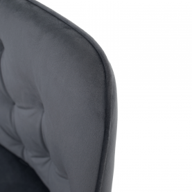 Design fotel, szürke Velvet szövet, VERIO Design fotel, szürke Velvet szövet, VERIO