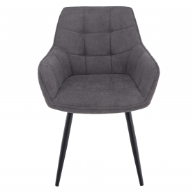 Design fotel, szürke/fekete, MARKEN Design fotel, szürke/fekete, MARKEN