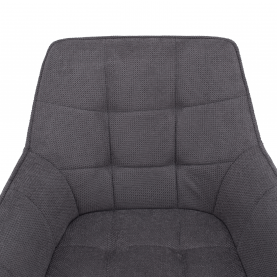 Design fotel, szürke/fekete, MARKEN Design fotel, szürke/fekete, MARKEN