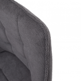 Design fotel, szürke/fekete, MARKEN Design fotel, szürke/fekete, MARKEN