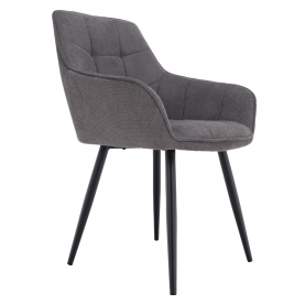 Design fotel, szürke/fekete, MARKEN Design fotel, szürke/fekete, MARKEN