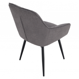 Design fotel, szürke/fekete, MARKEN Design fotel, szürke/fekete, MARKEN